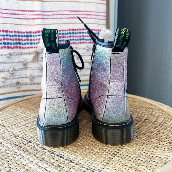 Dr Martens 1460 Pascal Rainbow Glitter Lace-Up Boots Women’s Size US 5 - Picture 6 of 8